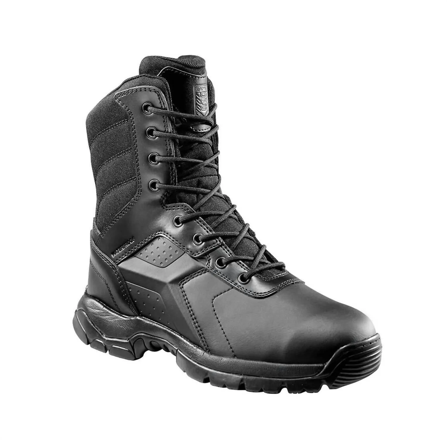 8" Waterproof Tactical Boot In Black