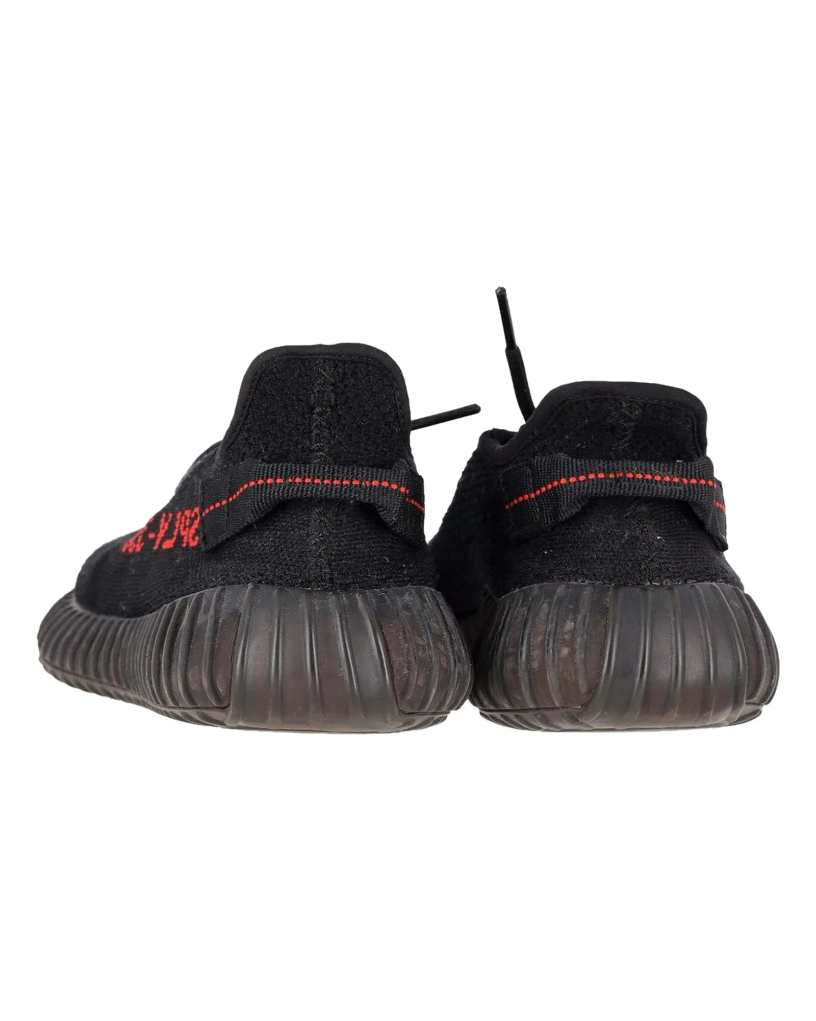 Adidas x Yeezy Boost 350 V2 Low Top Sneakers in Black Cotton