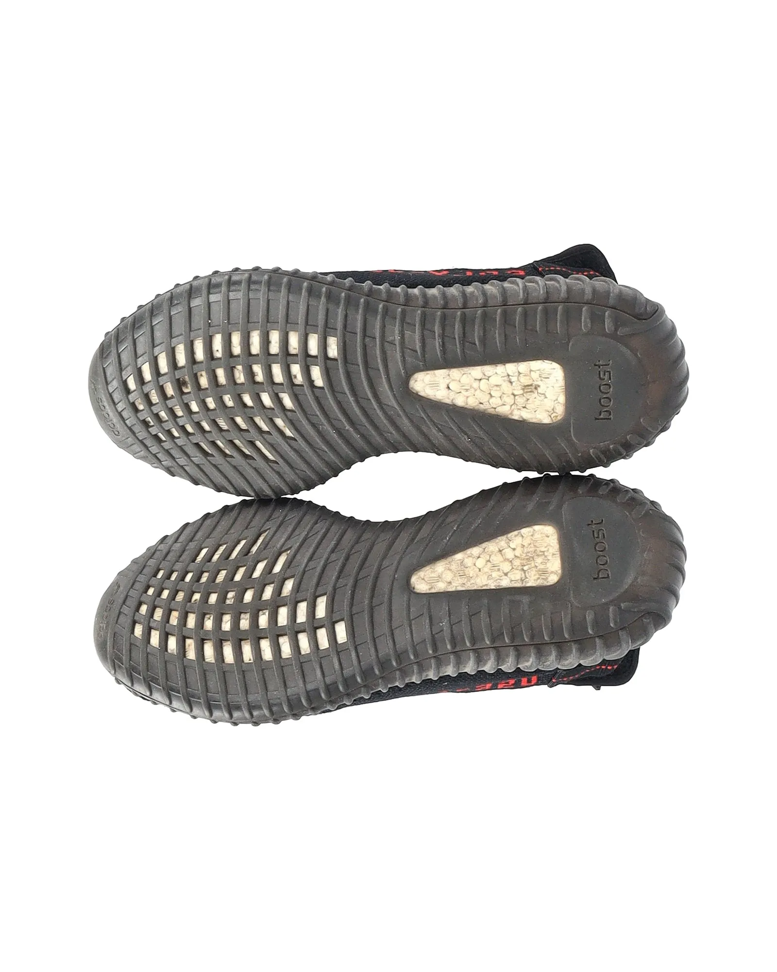 Adidas x Yeezy Boost 350 V2 Low Top Sneakers in Black Cotton