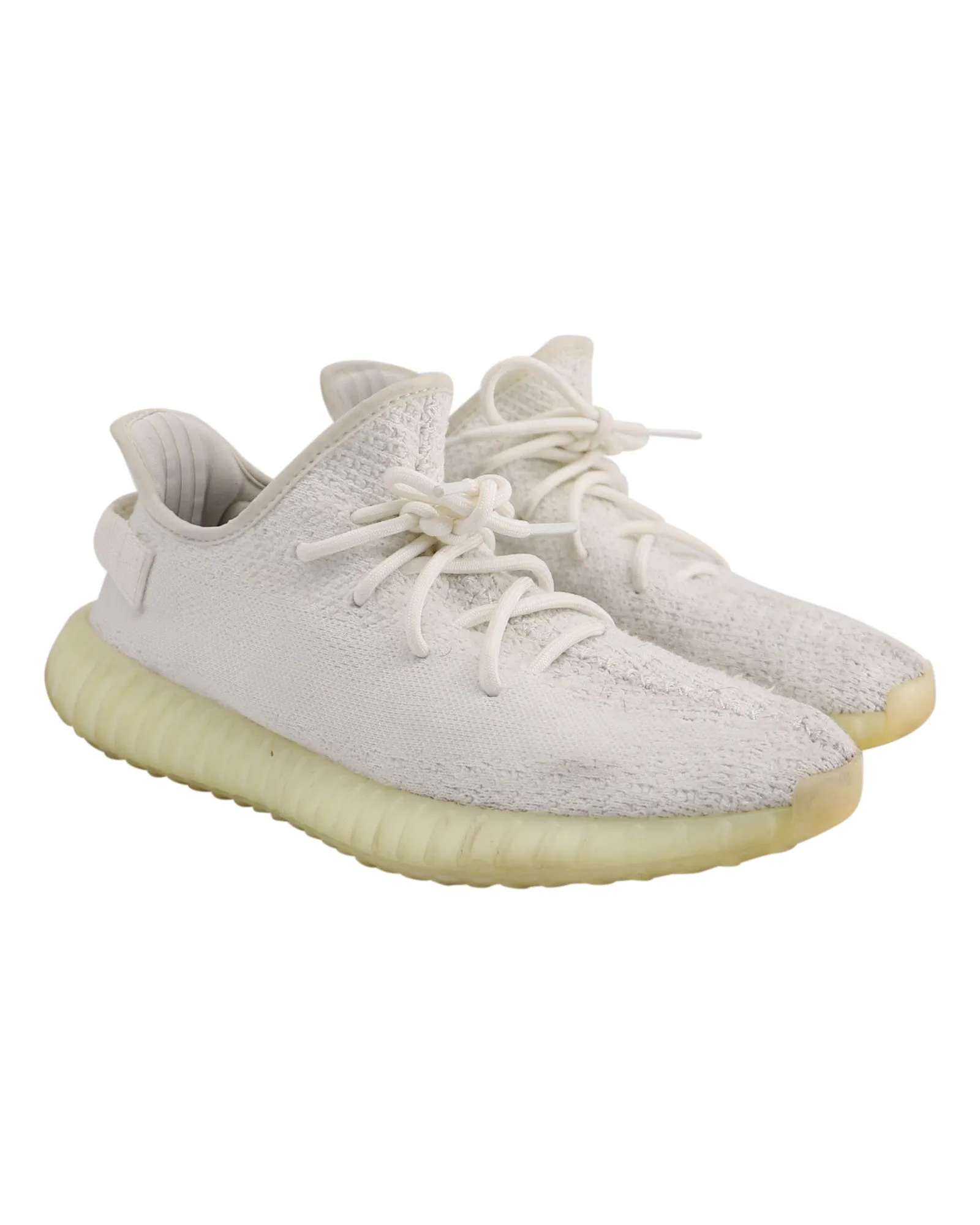 Adidas Yeezy Boost 350 V2 Sneakers in Cream White Nylon
