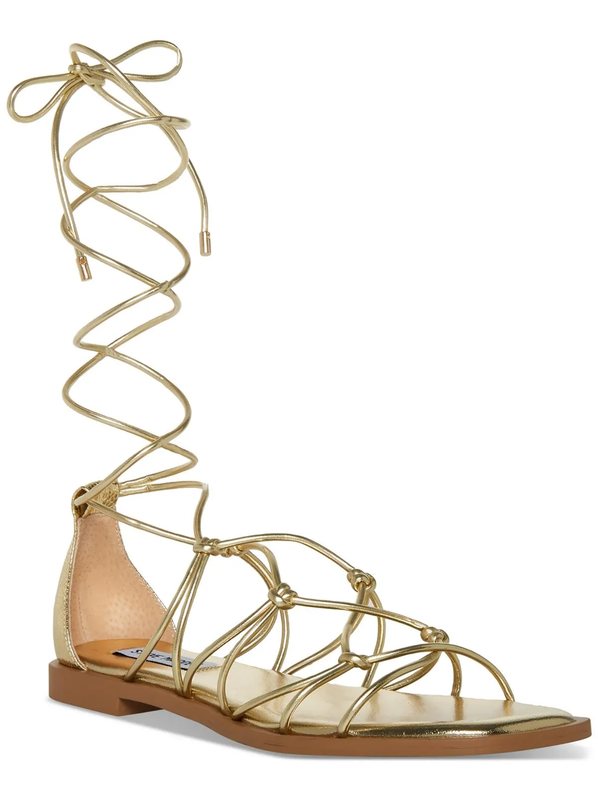 AINSLEY Womens Warm Solid Strappy Sandals