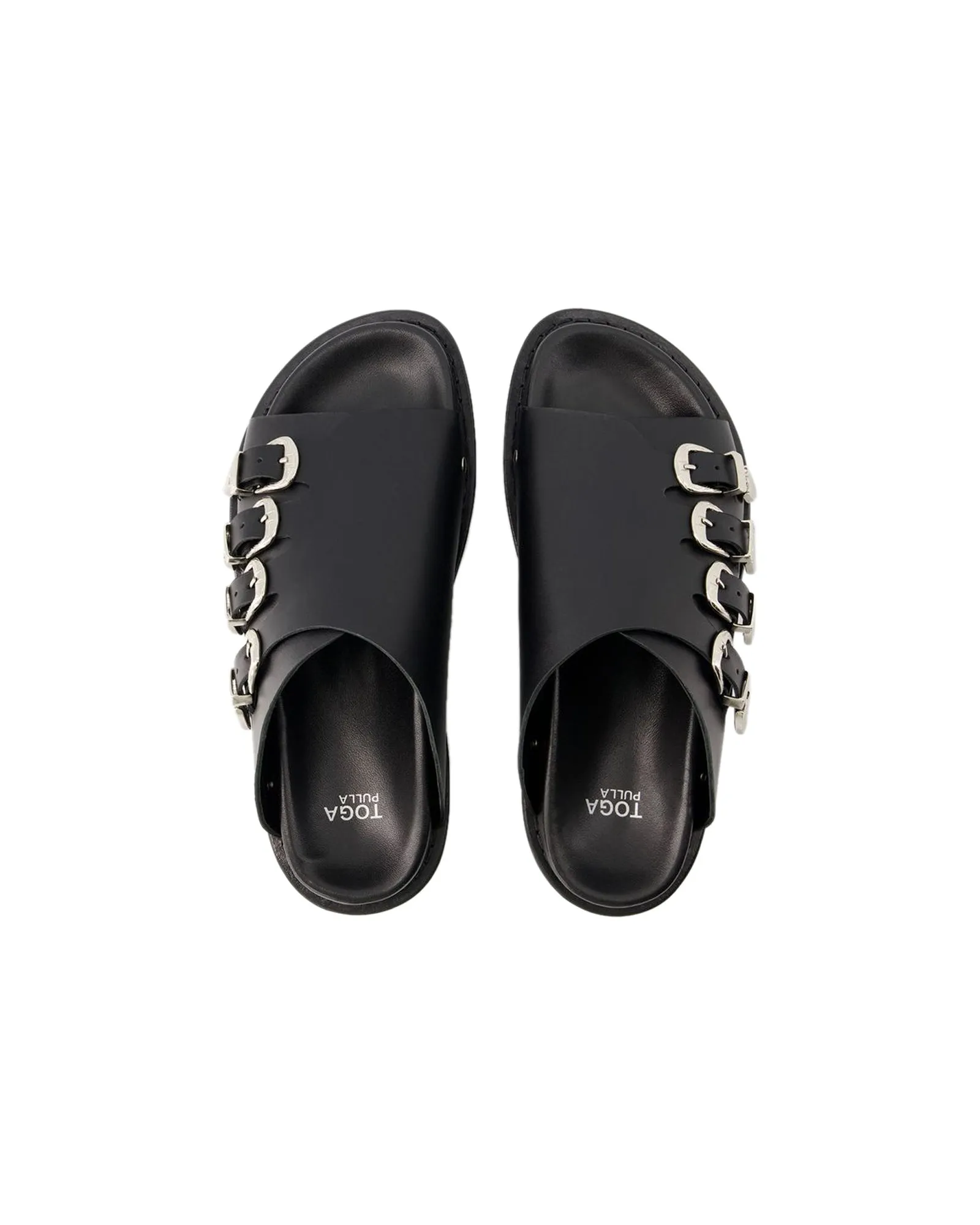 Aj1304 Sandals - Toga Pulla - Leather - Black