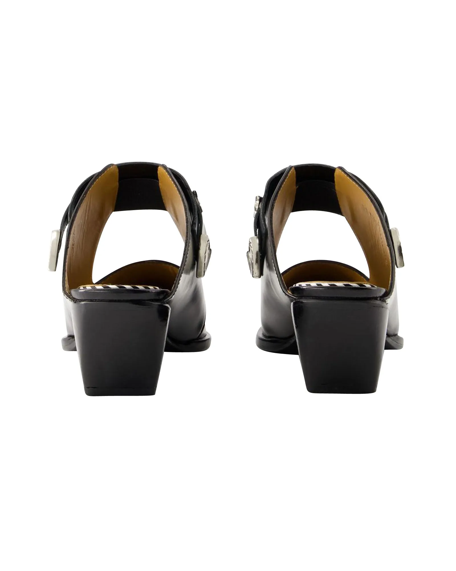 Aj1307 Sandals - Toga Pulla - Leather - Black