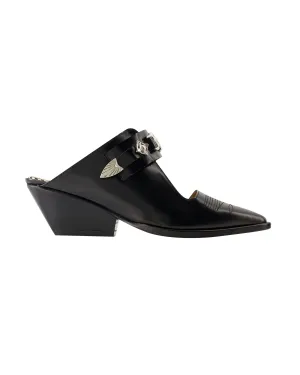Aj1307 Sandals - Toga Pulla - Leather - Black