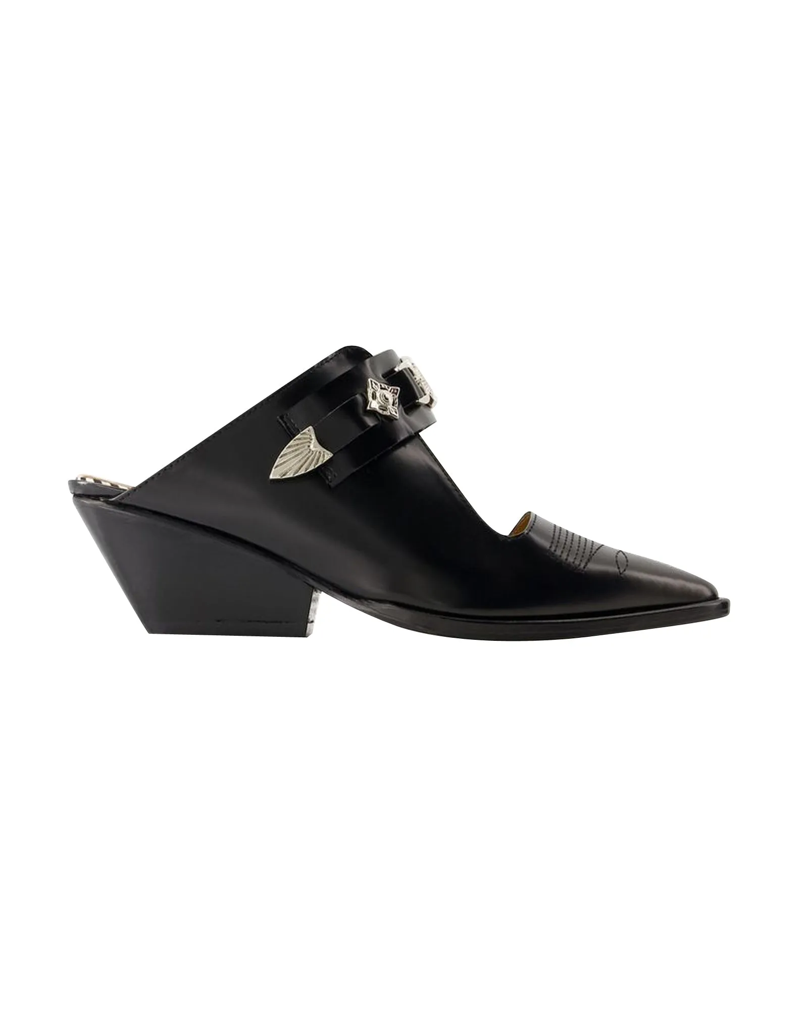Aj1307 Sandals - Toga Pulla - Leather - Black