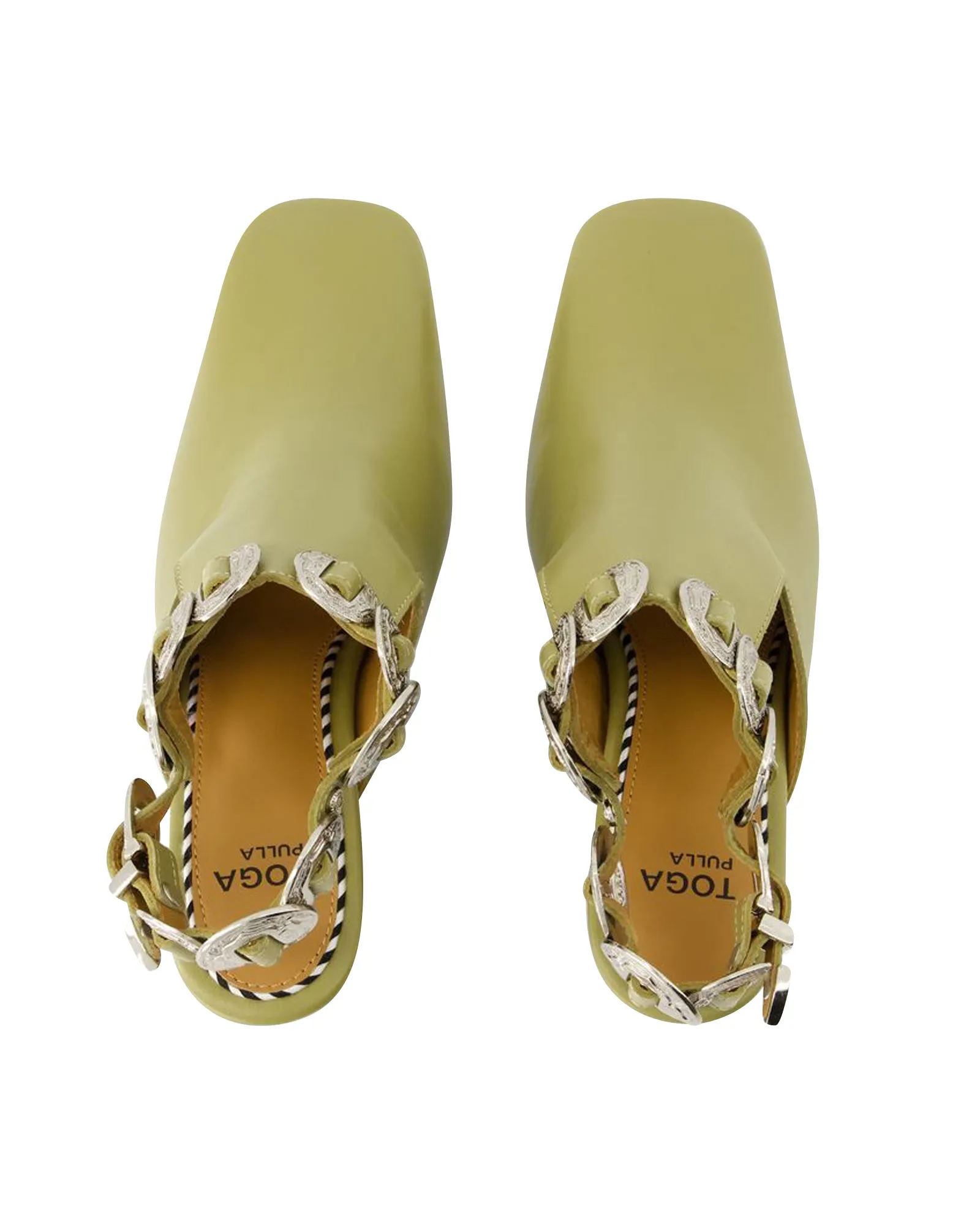 Aj1308 Sandals - Toga Pulla - Leather - Khaki