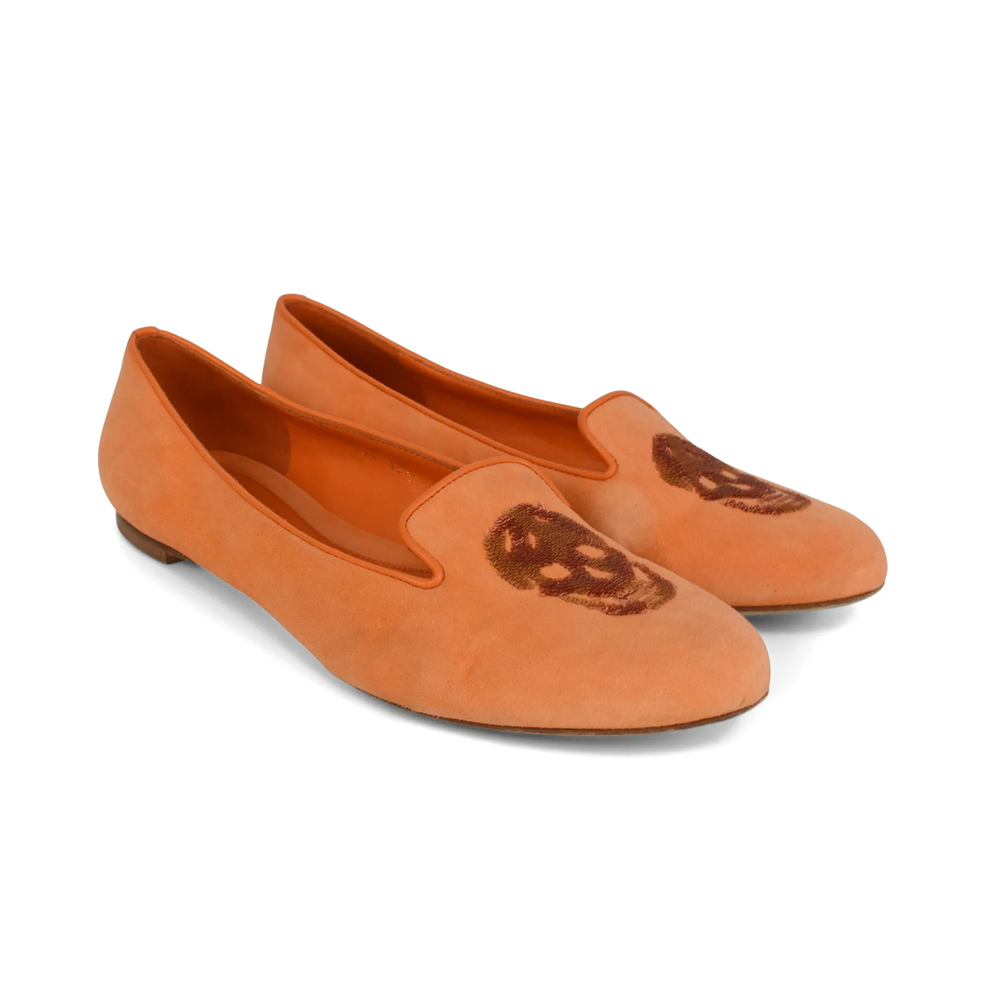 Alexander McQueen 'Skull' Flats - Women's 37.5