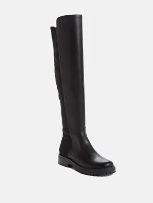 Analin Knit Panel Riding Boots