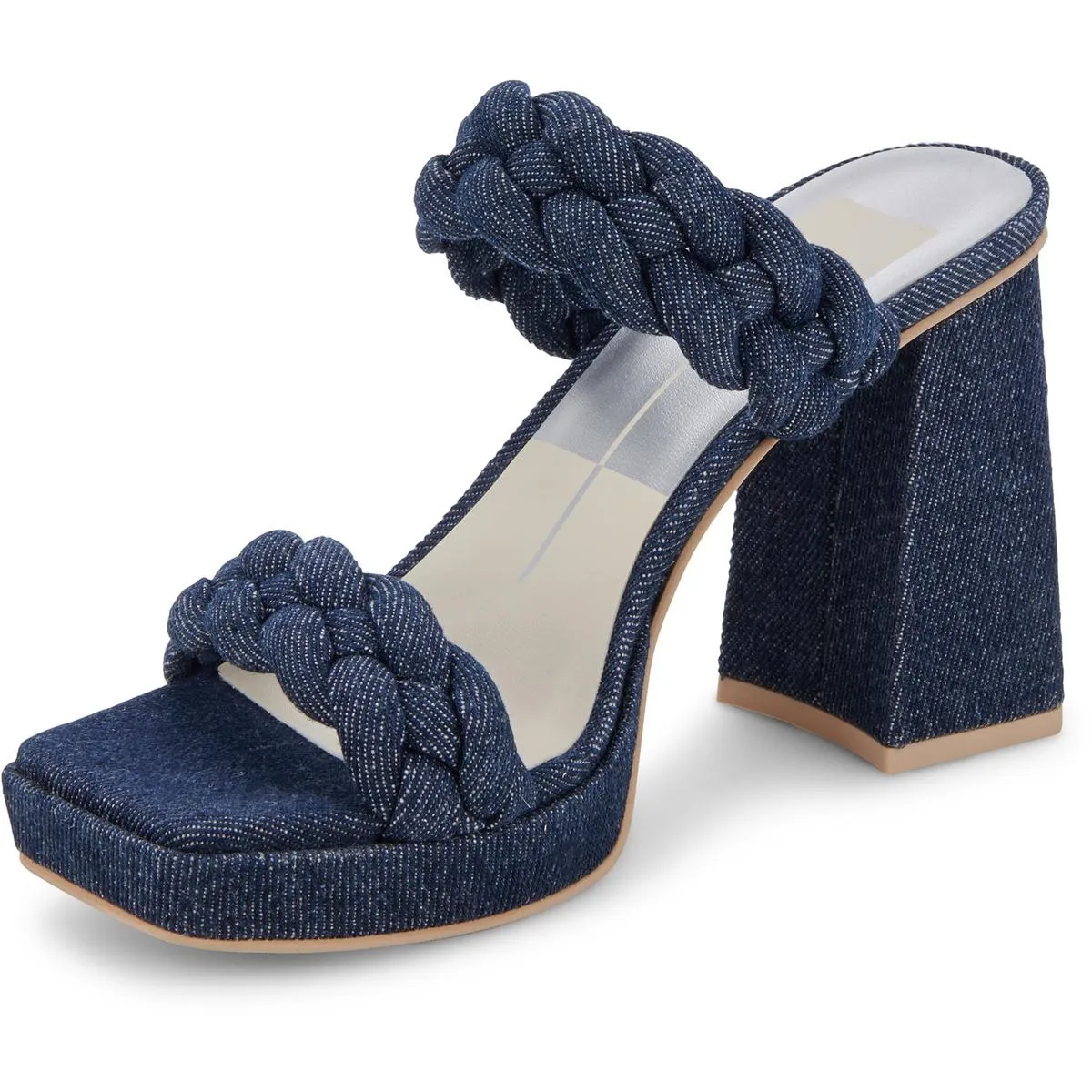 Ashby Womens Faux Leather Open Toe Platform Sandals