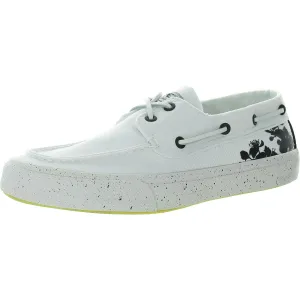 Bahama II Mens Lace-Up Canvas Boat Shoes