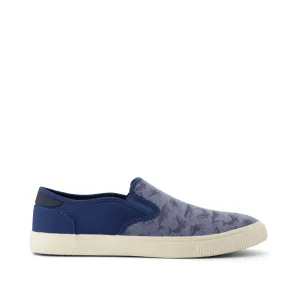 Baja Blue Glow in the Dark Whales Slip On Sneaker