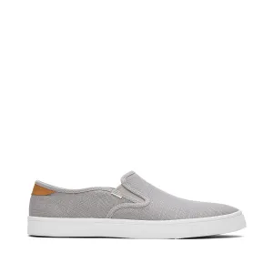 Baja Grey Heritage Canvas Slip On Sneaker