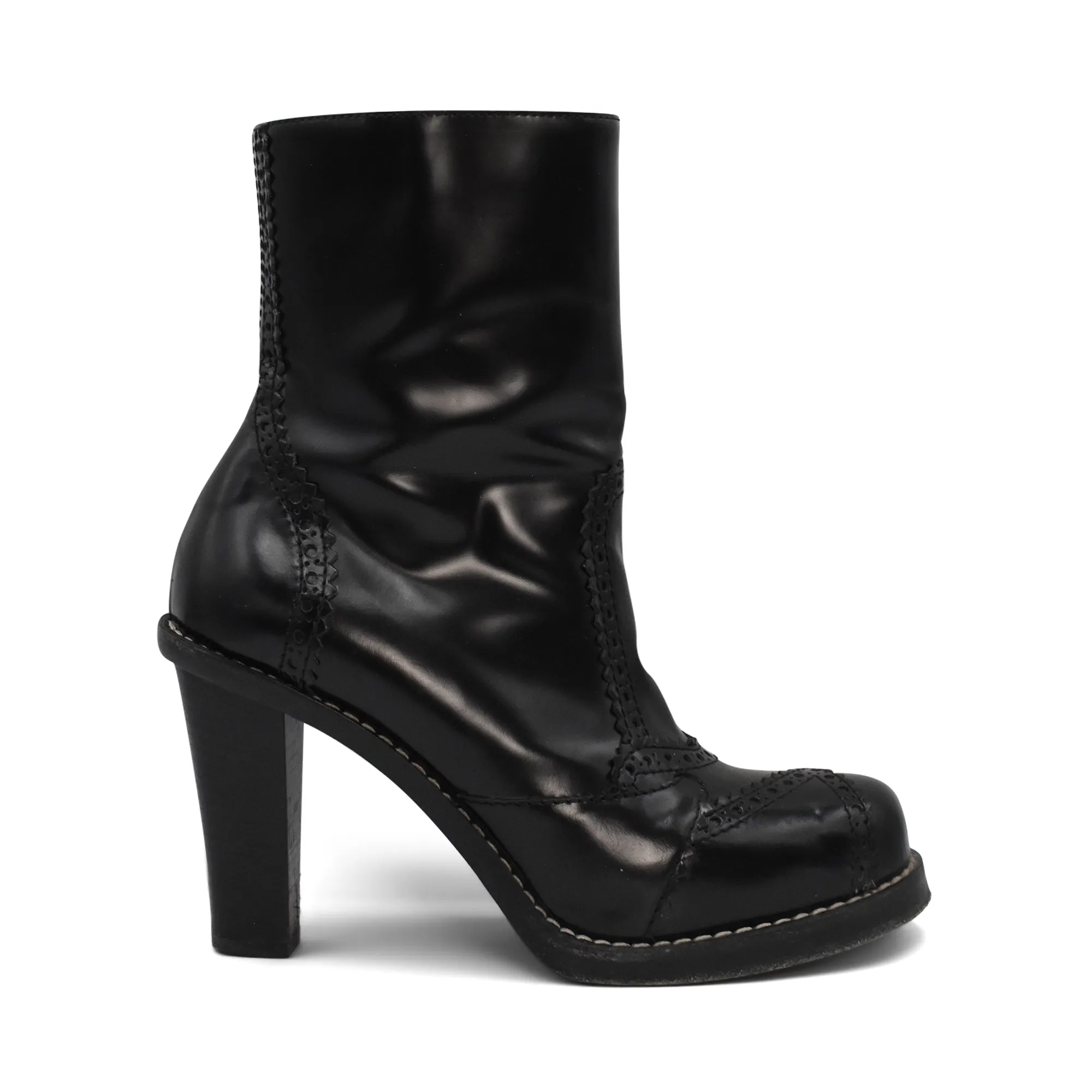 Balenciaga 'Brogue' Ankle Boots - Women's 36