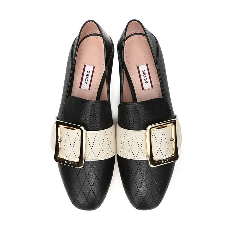 Bally Janelle 6225882 Ladies Black Calf Leather Slippers