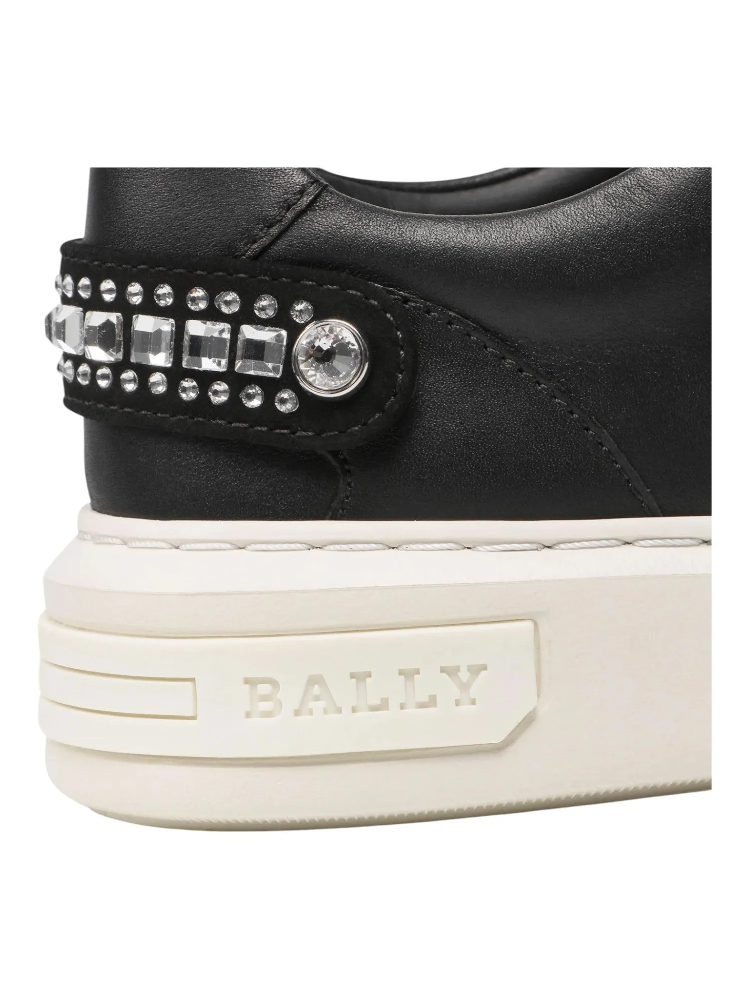 Bally Malya 6236583 Women's Black Calf Plain Sneakers