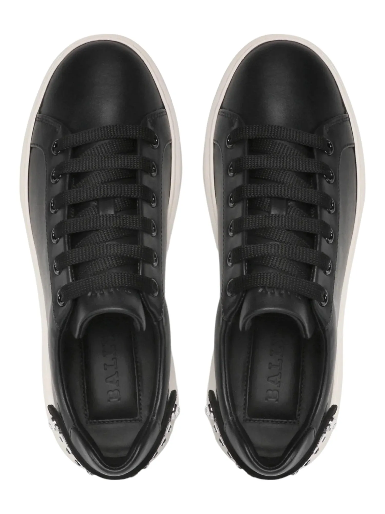 Bally Malya 6236583 Women's Black Calf Plain Sneakers