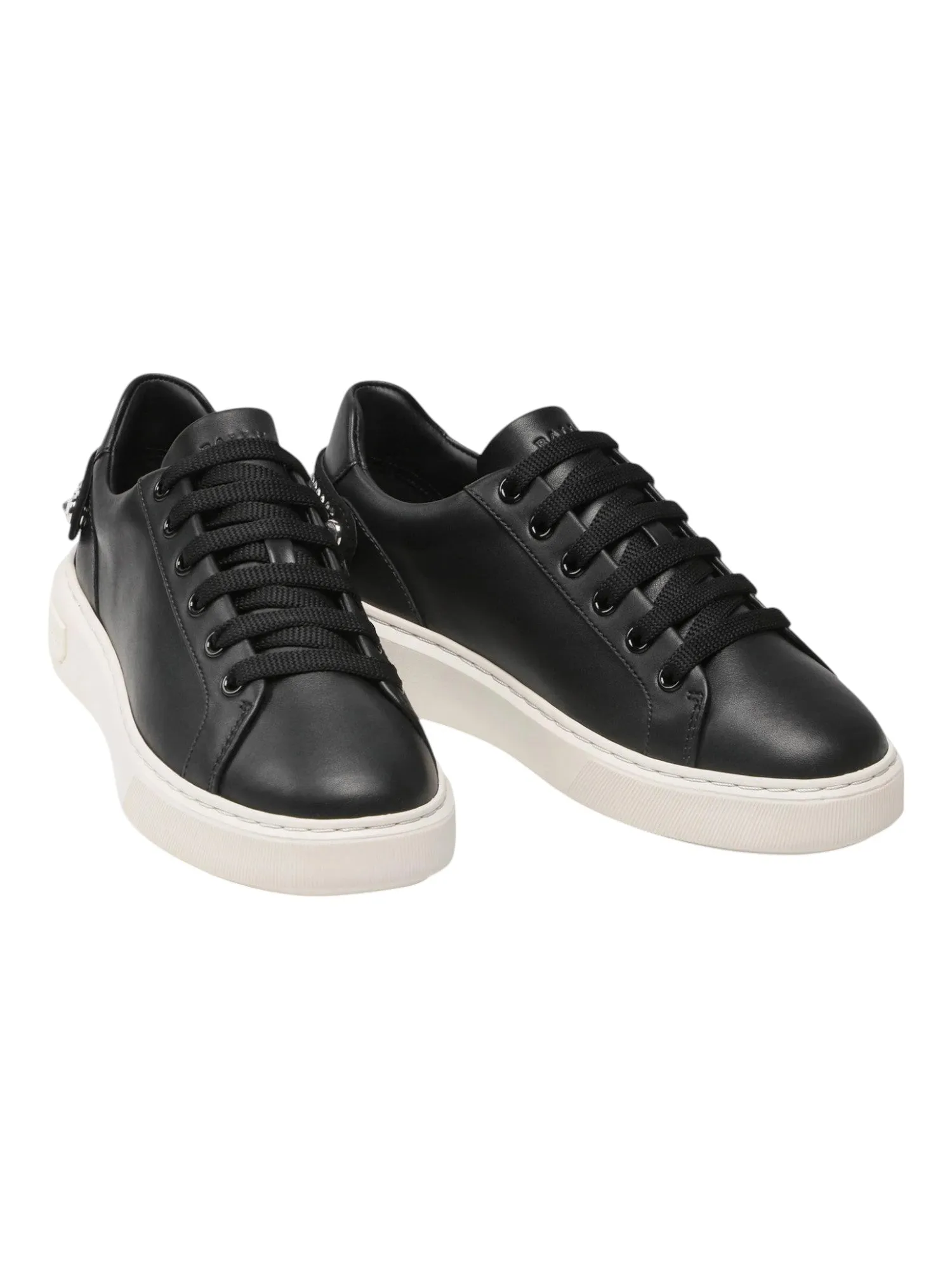 Bally Malya 6236583 Women's Black Calf Plain Sneakers