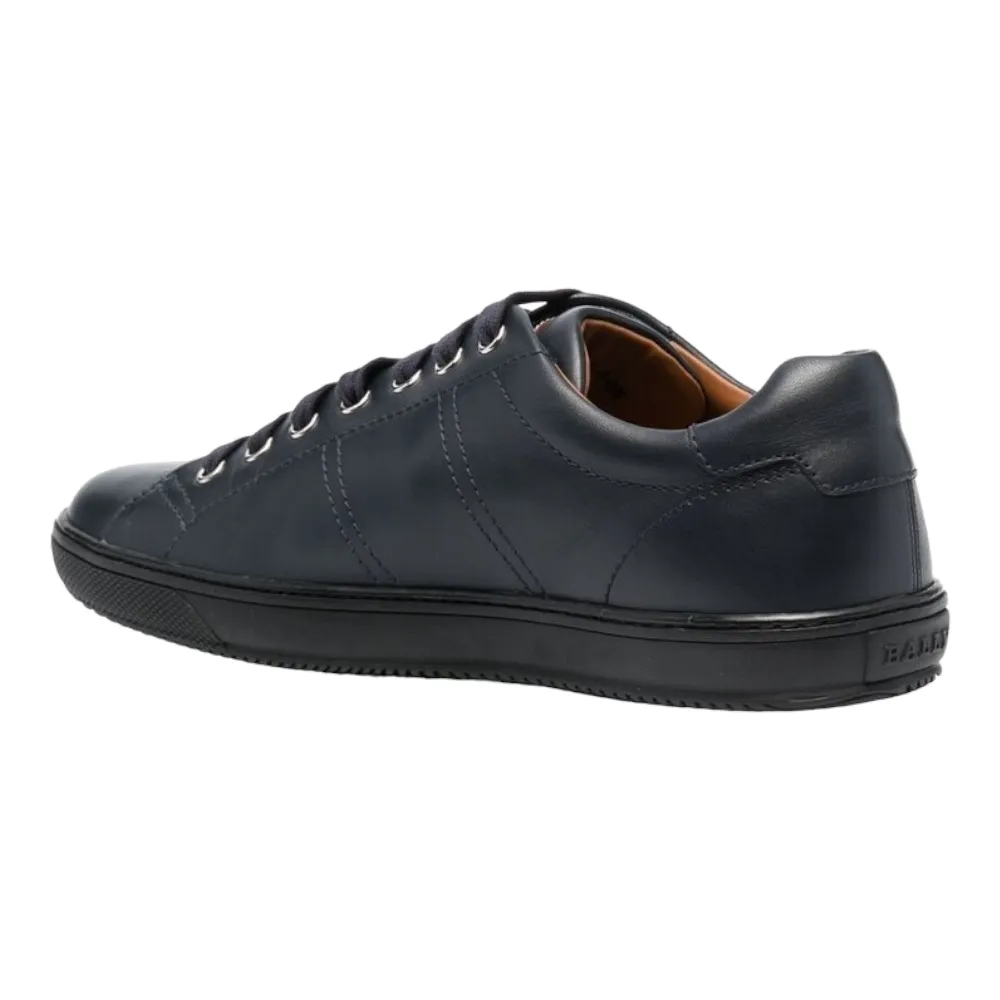 Bally Orivel Men's 6240302 Navy Leather Sneaker