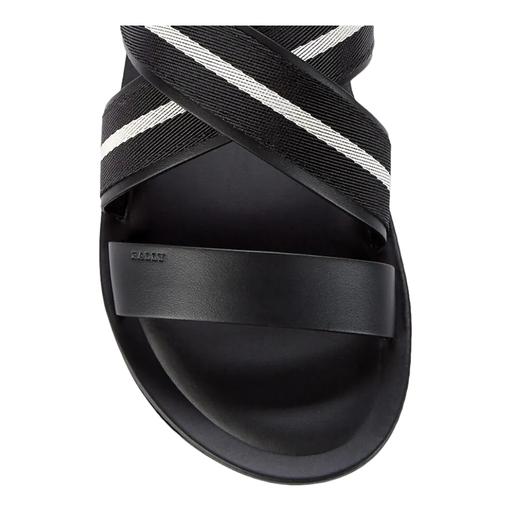 Bally Sasha Men's 6234150 Black Slide Sandals