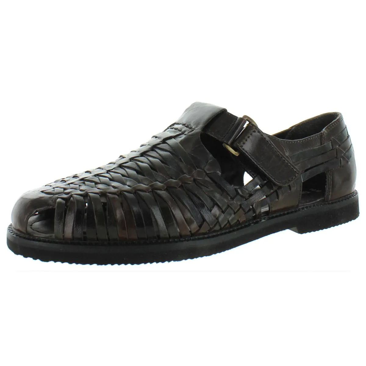 Bamboo 2 Mens Leather Woven Huarache Sandals