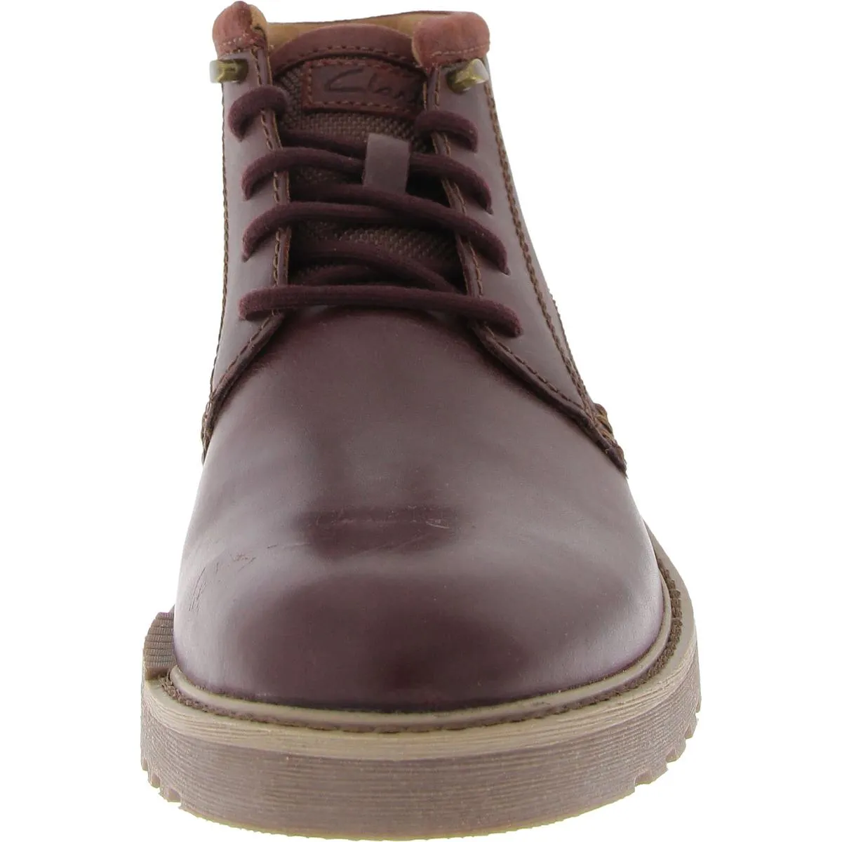 Barnes Lace Mens Slip On Lace Up Chukka Boots