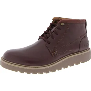 Barnes Lace Mens Slip On Lace Up Chukka Boots
