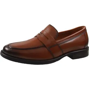 Bedford Penny Mens Padded Insole Leather Loafers