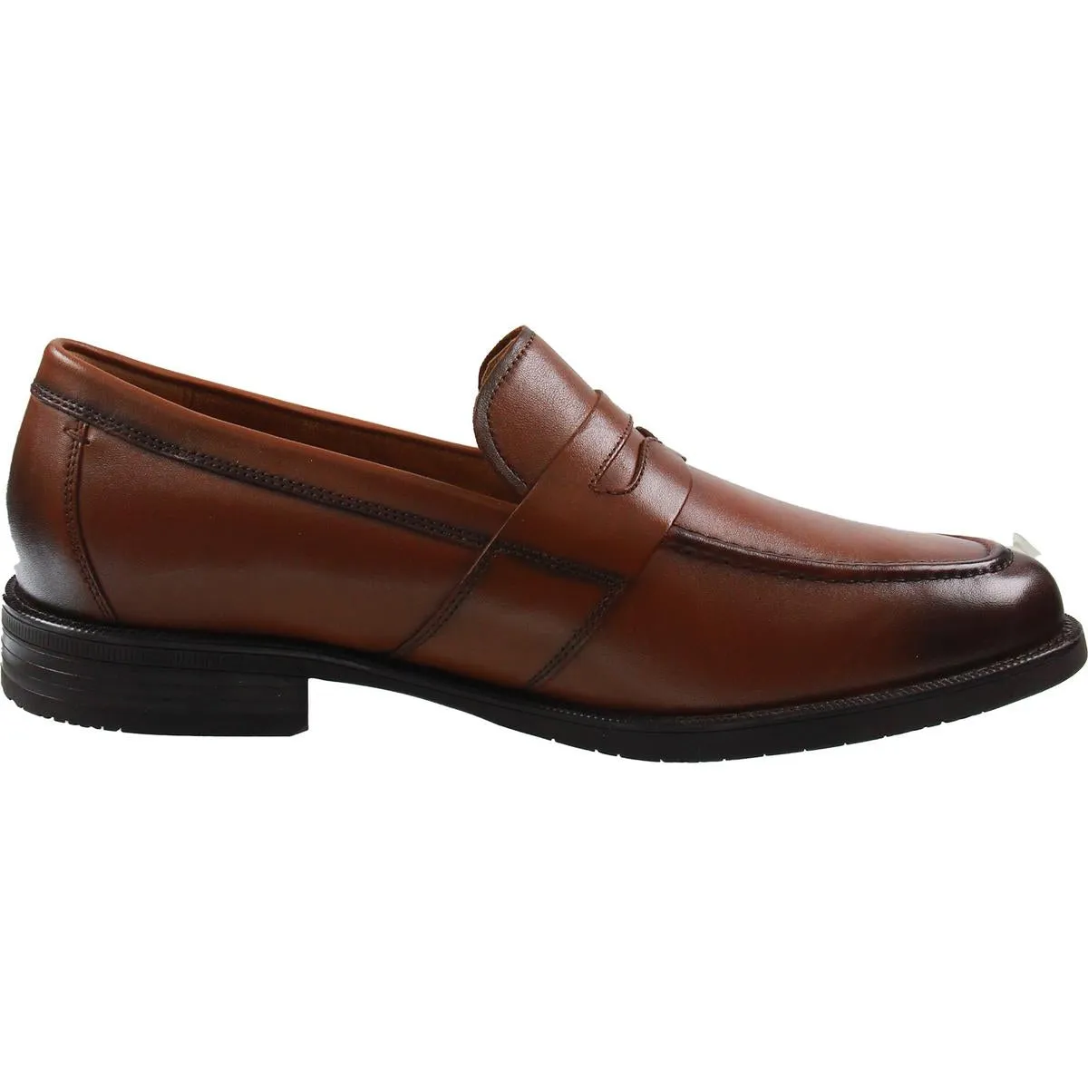 Bedford Penny Mens Padded Insole Leather Loafers
