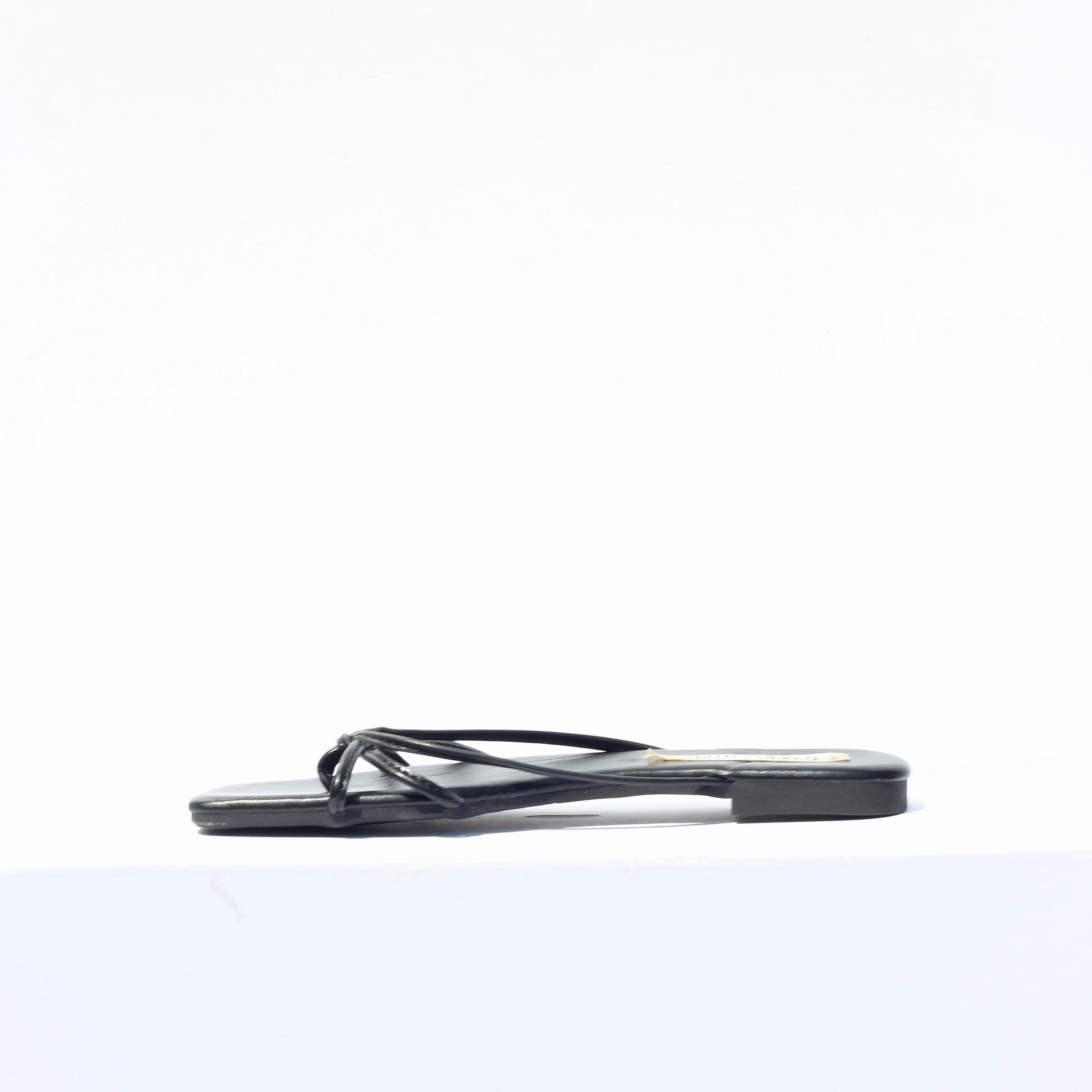 Bianca Vegan Leather Sandal | Blue