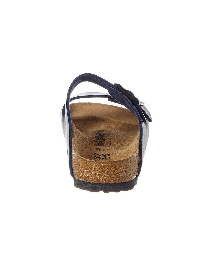 Birkenstock Arizona Narrow Birko-Flor Sandal, 38, Blue