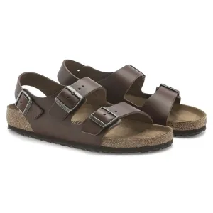 Birkenstock Milano 1024911 Sandal Men EU 45 Brown Leather Comfort Slip-On FZP484