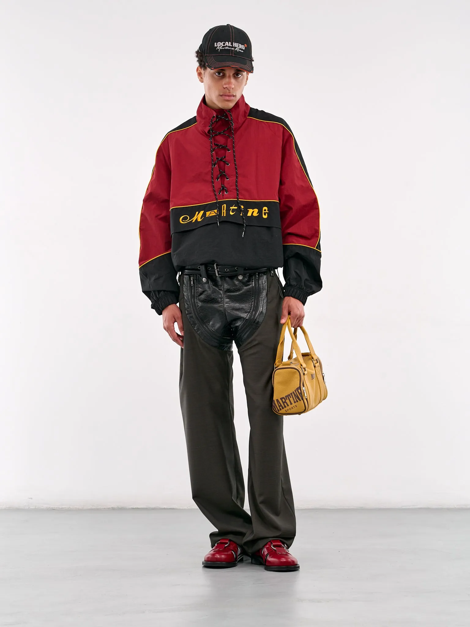 Bondage Belt Sandals (1062MLP17113-RED)