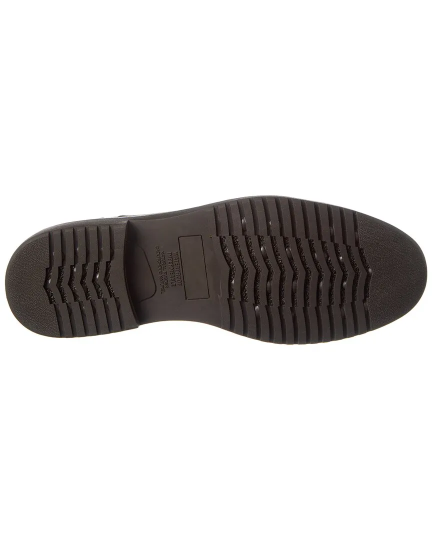 Brass Mark Plain Toe Leather Boot
