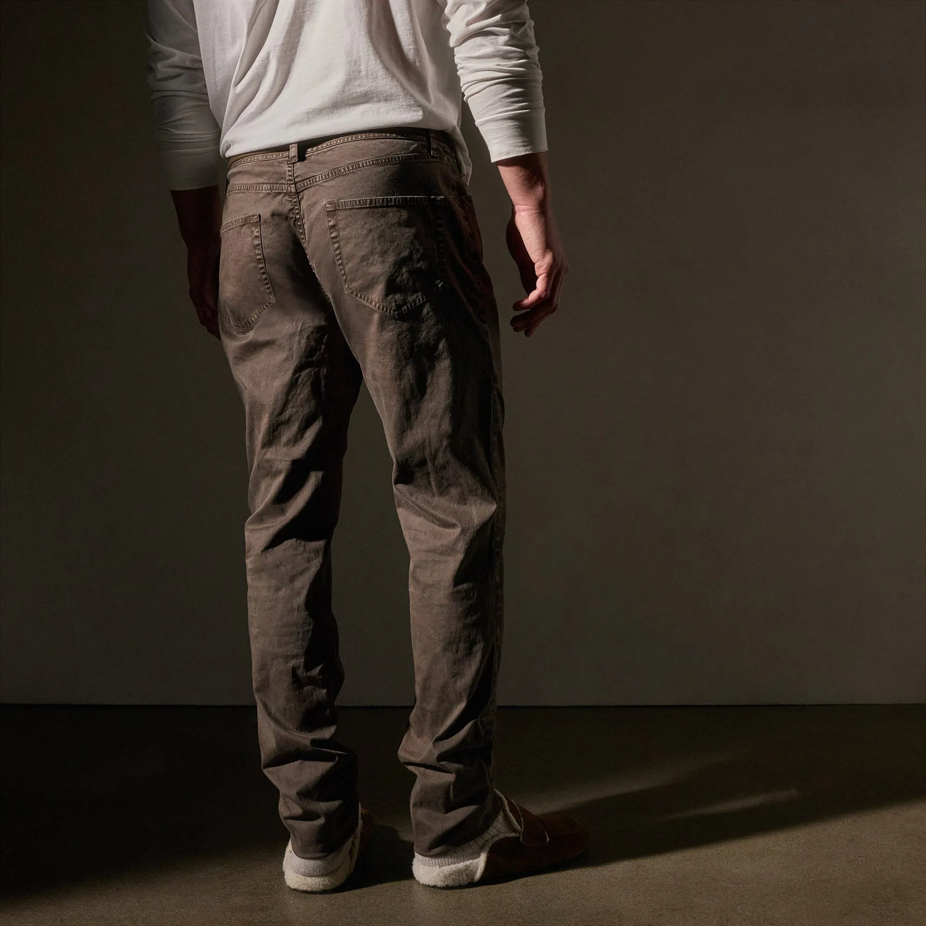 Brushed Twill 5 Pocket Pant - Loam Pigment