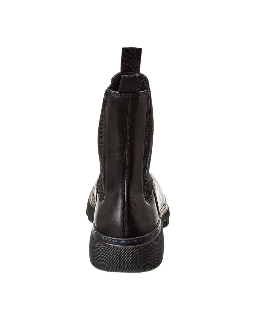 Burberry Creeper Leather Chelsea Boot