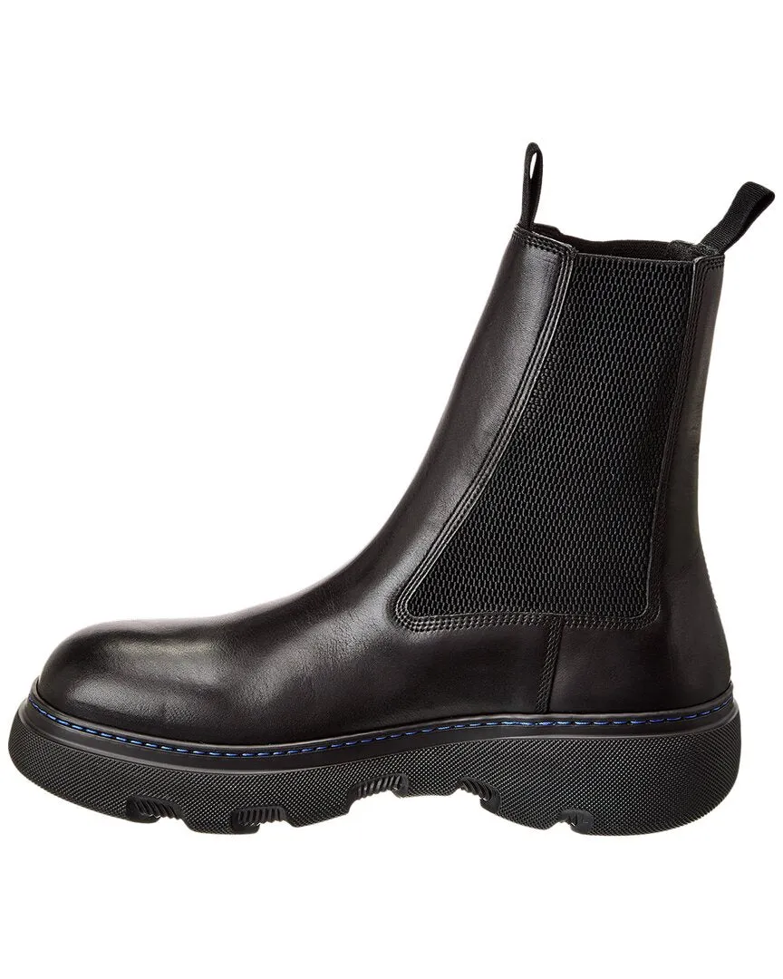 Burberry Creeper Leather Chelsea Boot