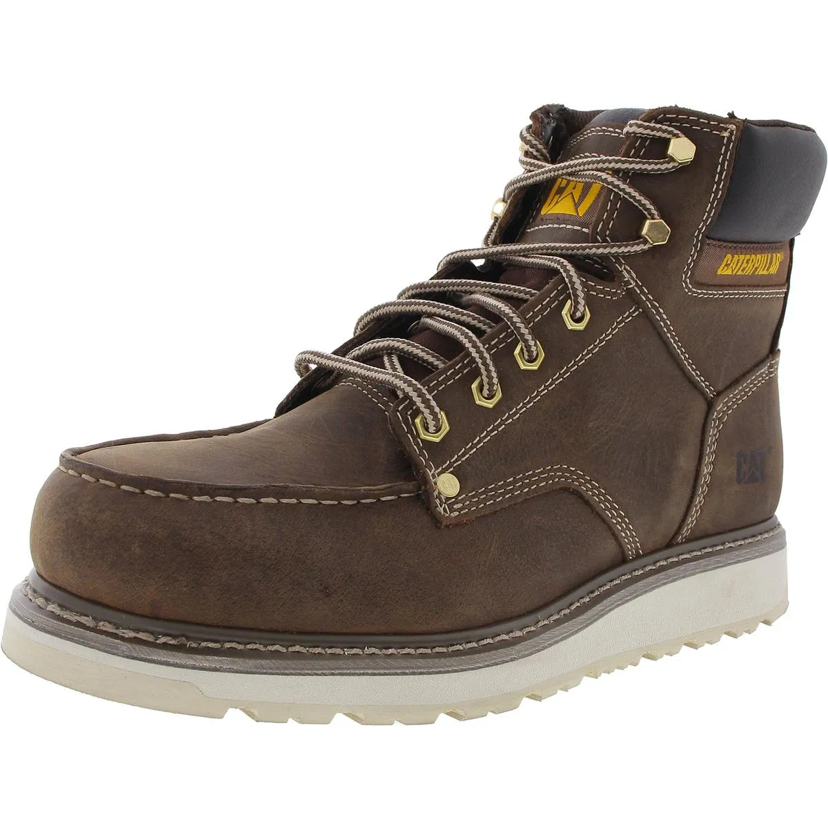 Calibrate Mens Leather Steel Toe Work & Safety Boots