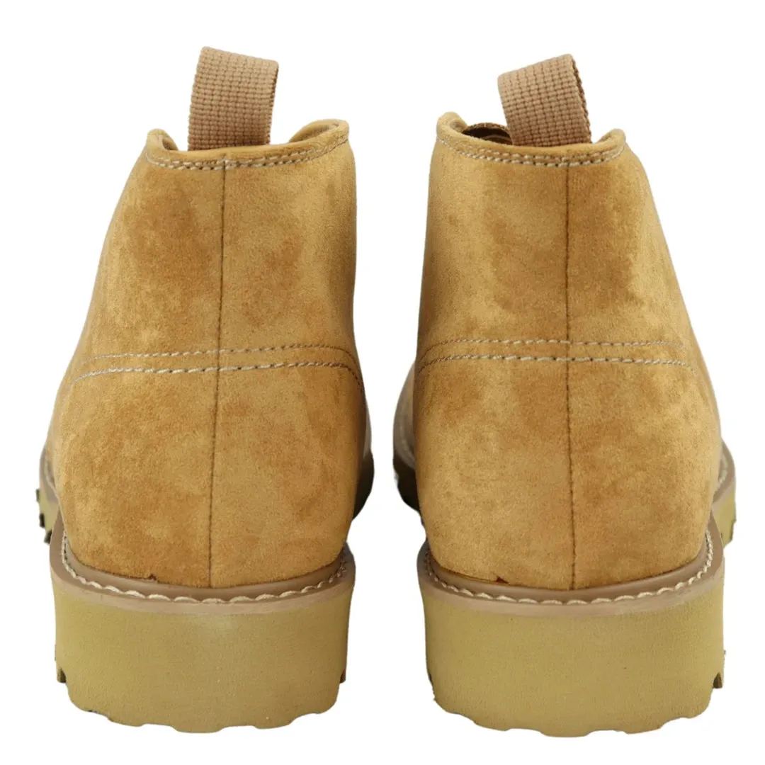 Camel Casual Hiking Boots Jeans Laced Ankle Suede Chukka