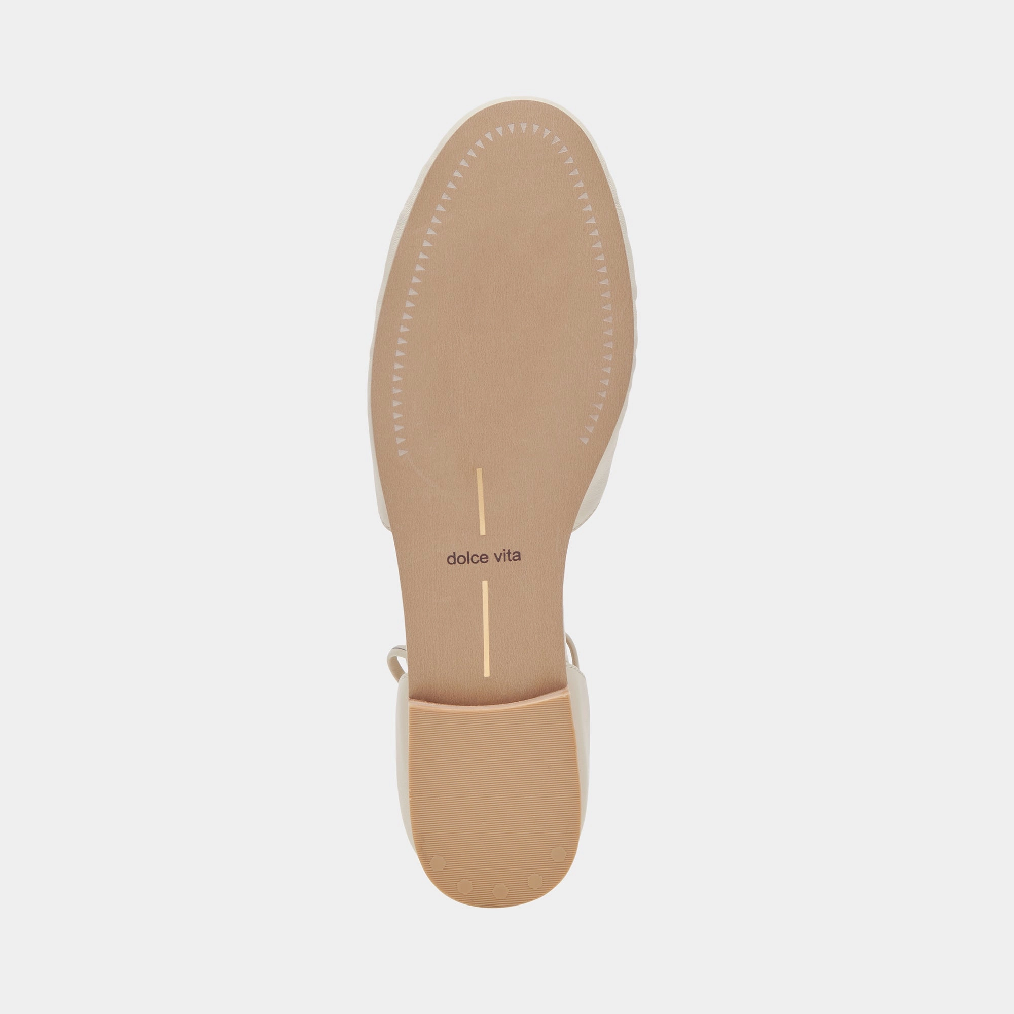 CANCUN BALLET FLATS IVORY LEATHER