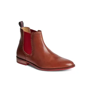 Carlos by Carlos Santana Mantra Boots Men's US 9 Brown Leather Chelsea KHD416