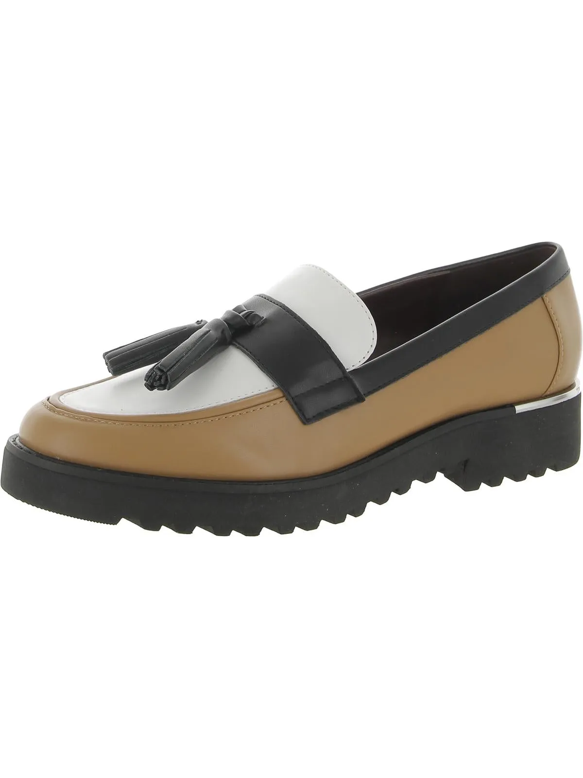 Carolynn Womens Patent Slip On Loafers