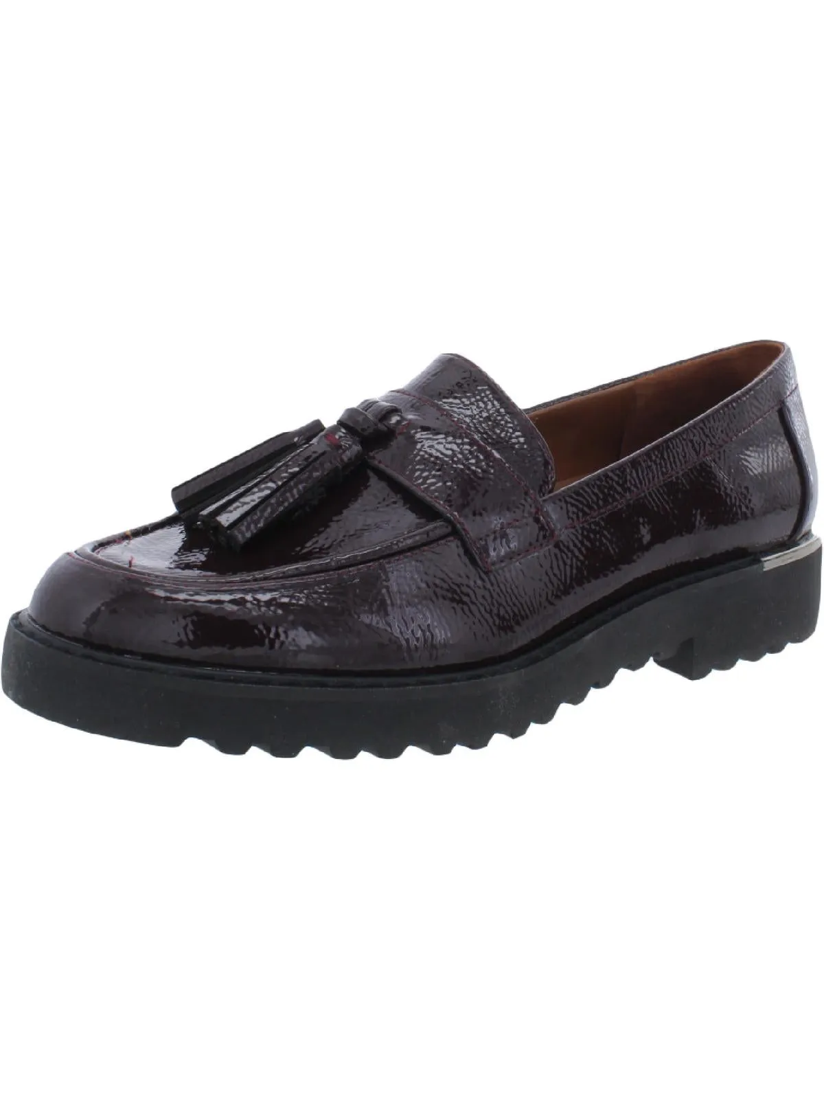 Carolynn Womens Patent Slip On Loafers