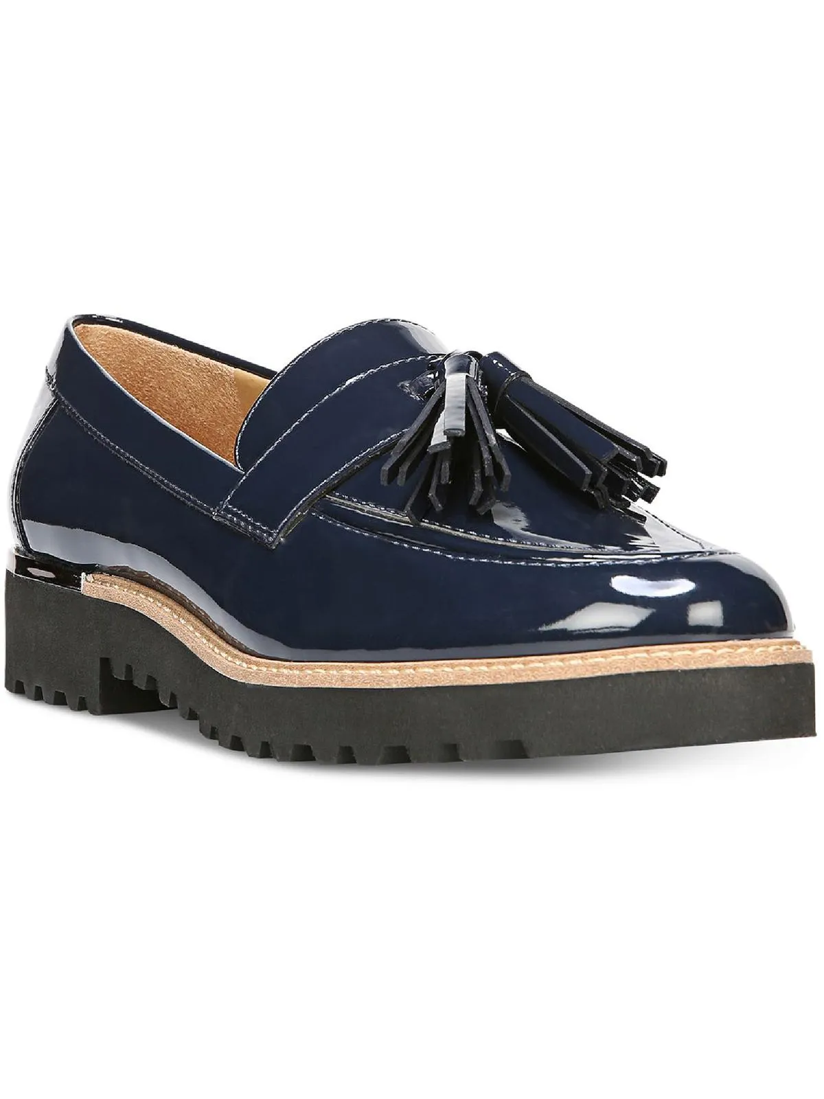 Carolynn Womens Patent Slip On Loafers