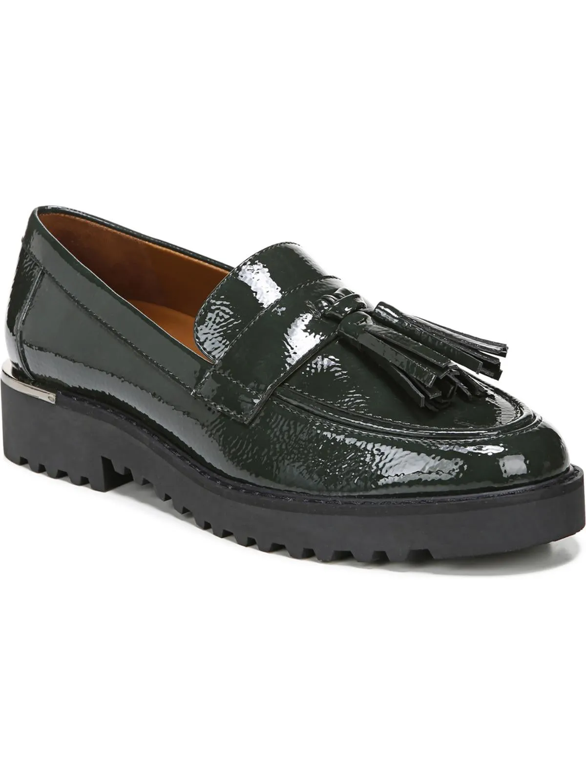 Carolynn Womens Patent Slip On Loafers