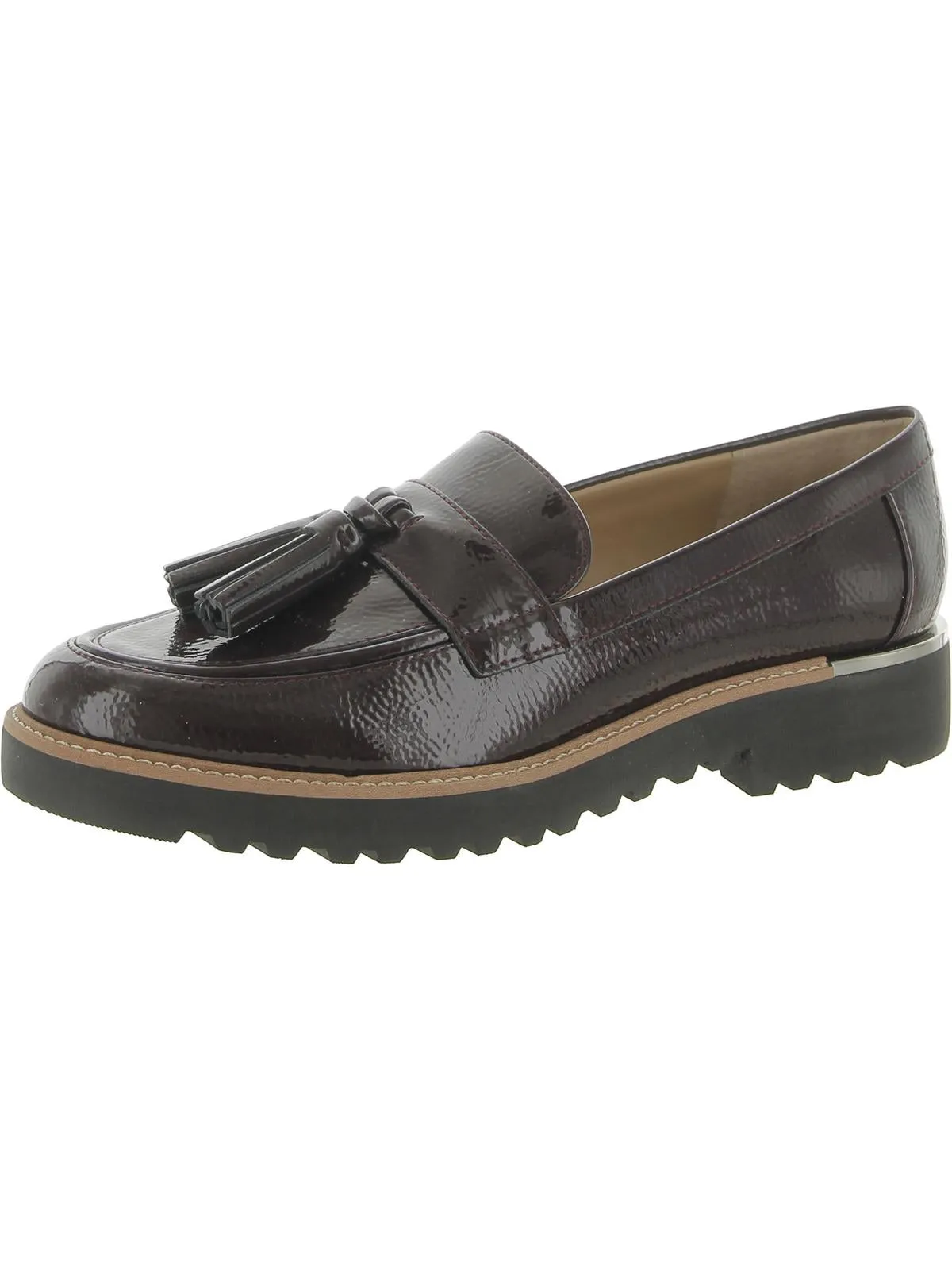 Carolynn Womens Patent Slip On Loafers