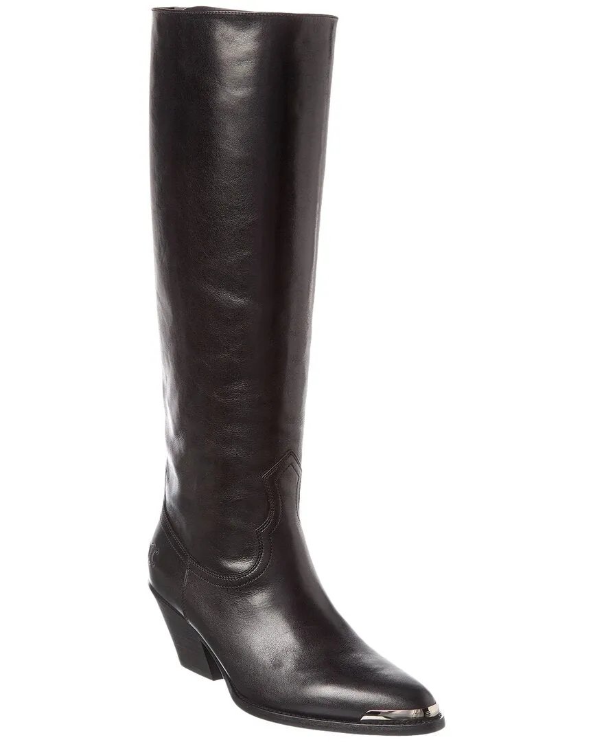 CELINE Leather Knee-High Boot