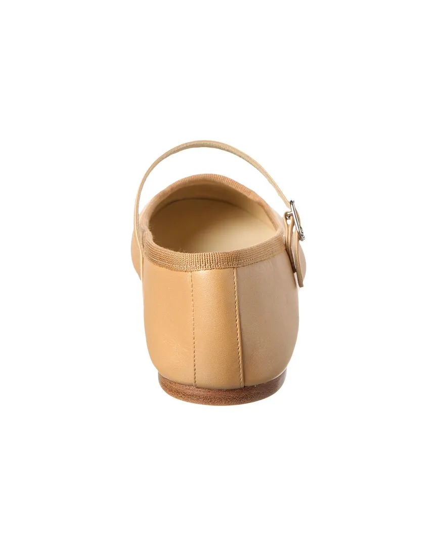 CELINE Mary Jane Leather Ballerina Flat