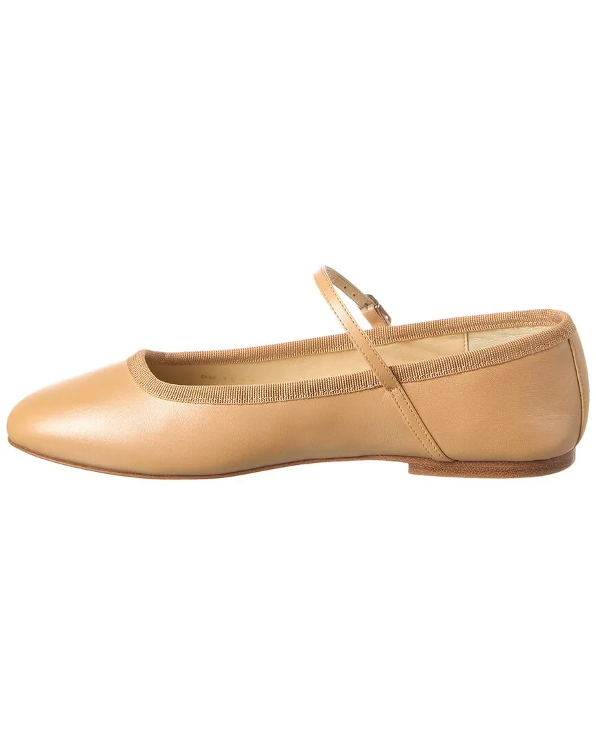 CELINE Mary Jane Leather Ballerina Flat