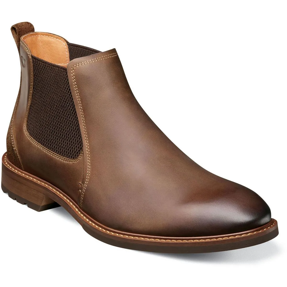 Chalet Gore BT Mens Leather Slip On Chelsea Boots
