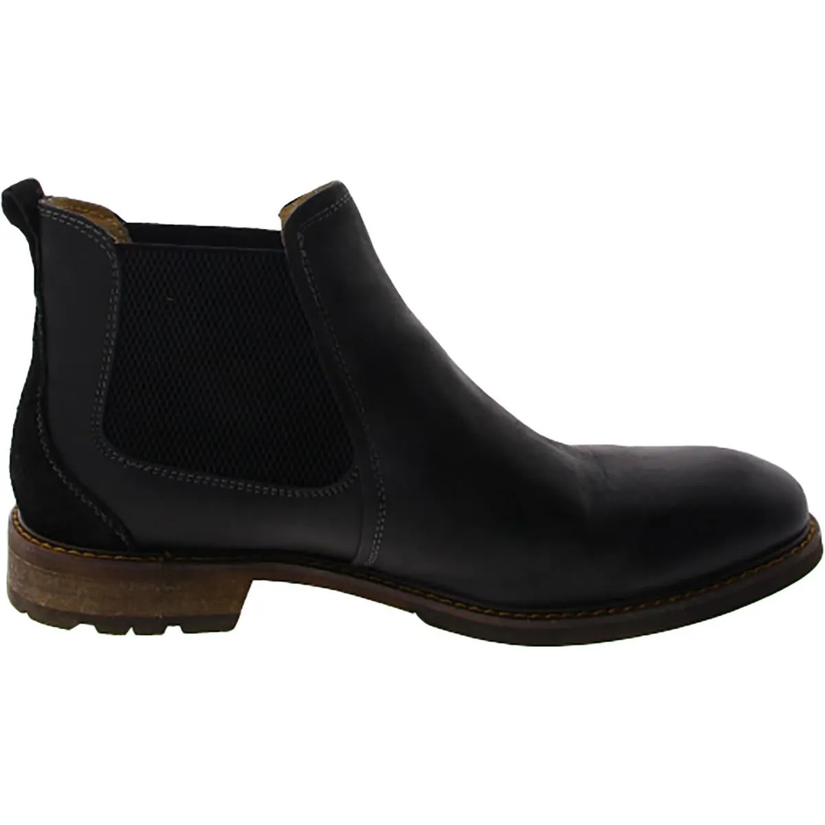Chalet Gore BT Mens Leather Slip On Chelsea Boots